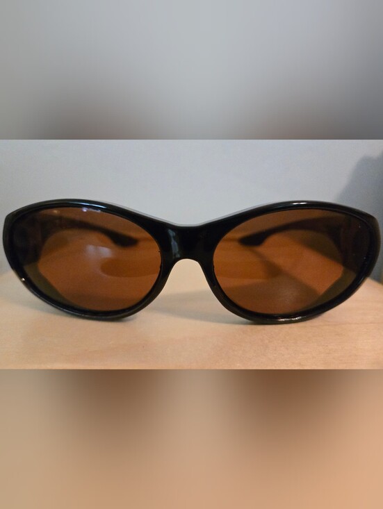 Solar Shield Accessories - Vintage Solar Shield Tortoiseshell/Brown Sunglasses S/M